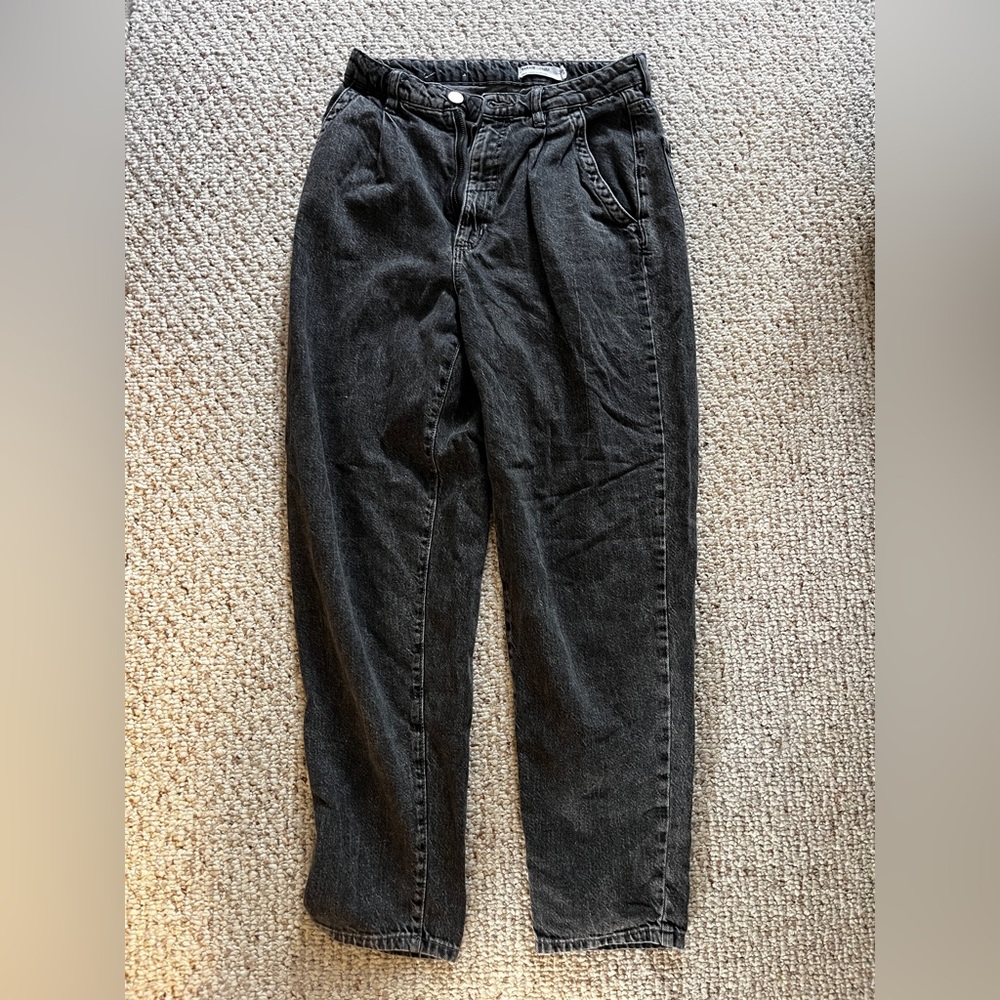 Garage ‘80s Mom Jeans - Washed Black